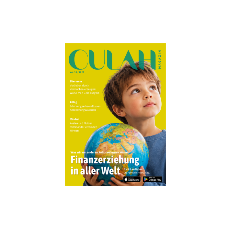 culah Magazin Cover zum Leitartikel Finanzerziehung in anderen Ländern